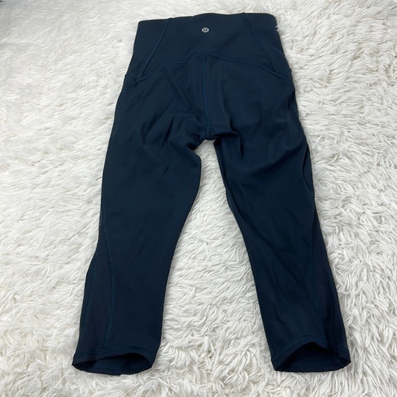Lululemon Train Times Crop (17" ) Nocturnal Teal - Picture 5 of 6